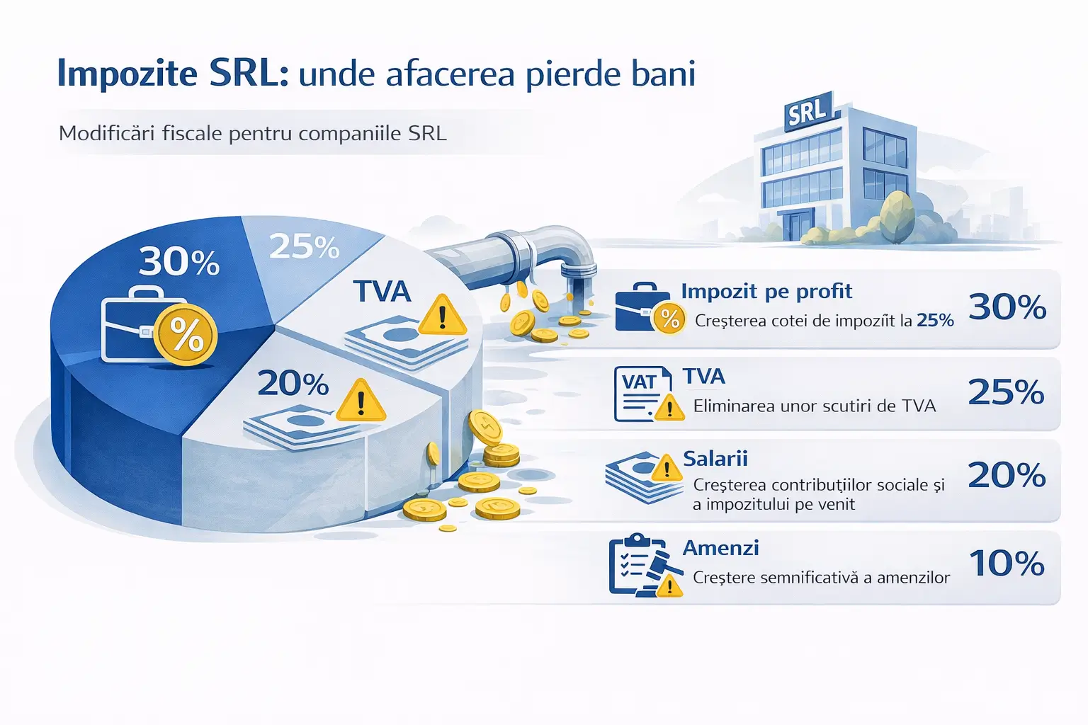 Riscurile fiscale pentru SRL în Moldova în 2026